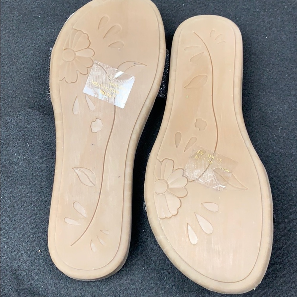 Bolaro Summer Slides with Rhinestones ▪️▪️🔲▪️▪️ - Picture 4 of 6